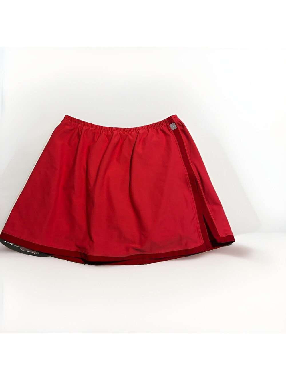 Nike Dri-FIT Women's Tennis Skort Pull On Elastic Waist Red Size Large